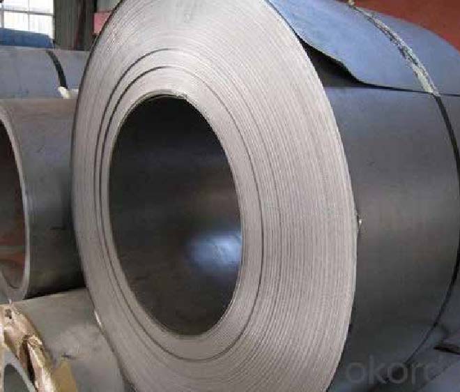Close view of a cold-rolled steel coil